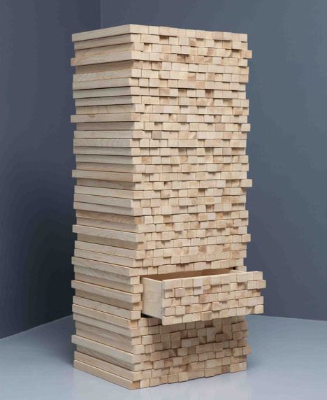 stacked-wood-pile-dresser-drawers