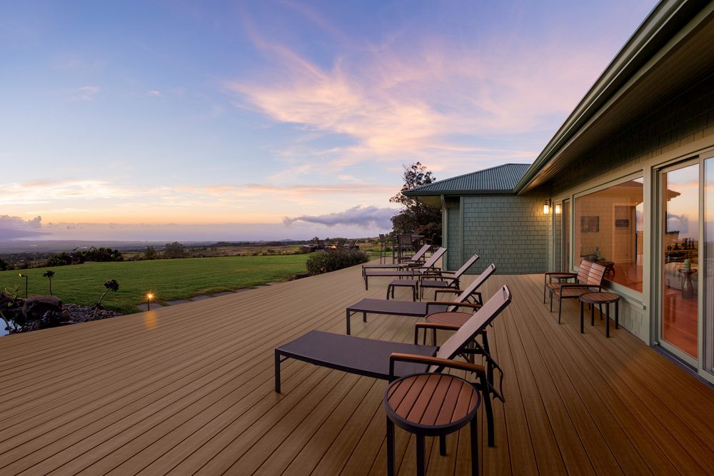 Chairs Deck at sunset