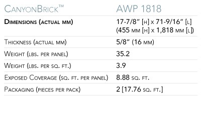 AWP_SpecChart_CanyonBrick_1818