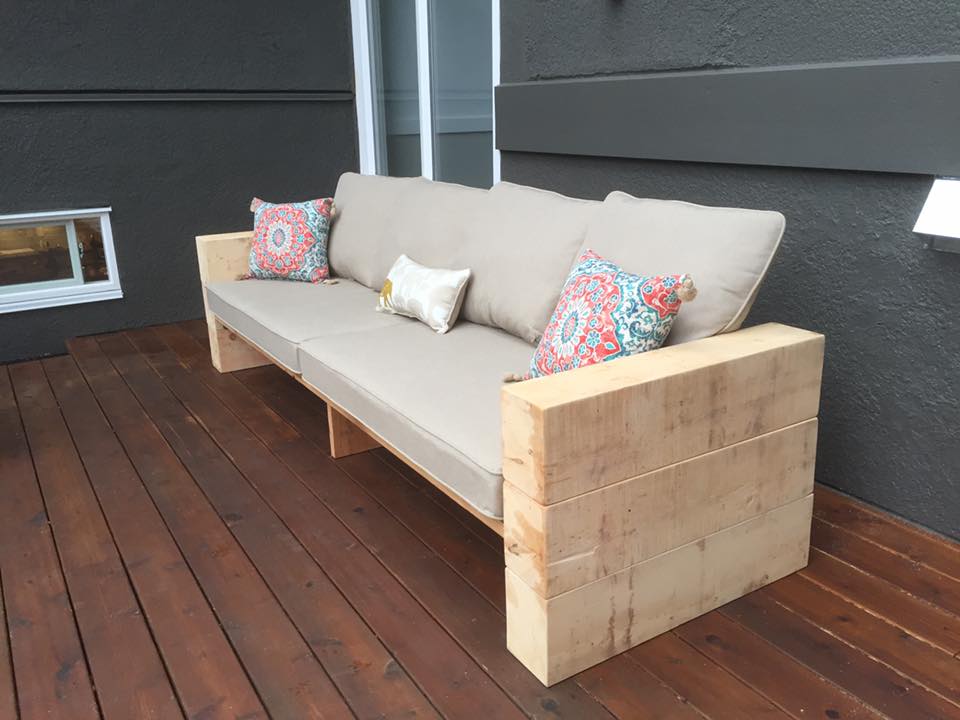 Yellow Cedar Patio Furniture by timber and co