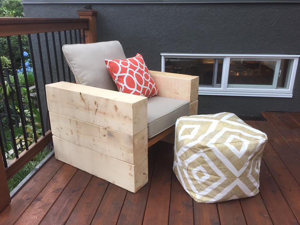 Yellow Cedar Patio Furniture timber and co