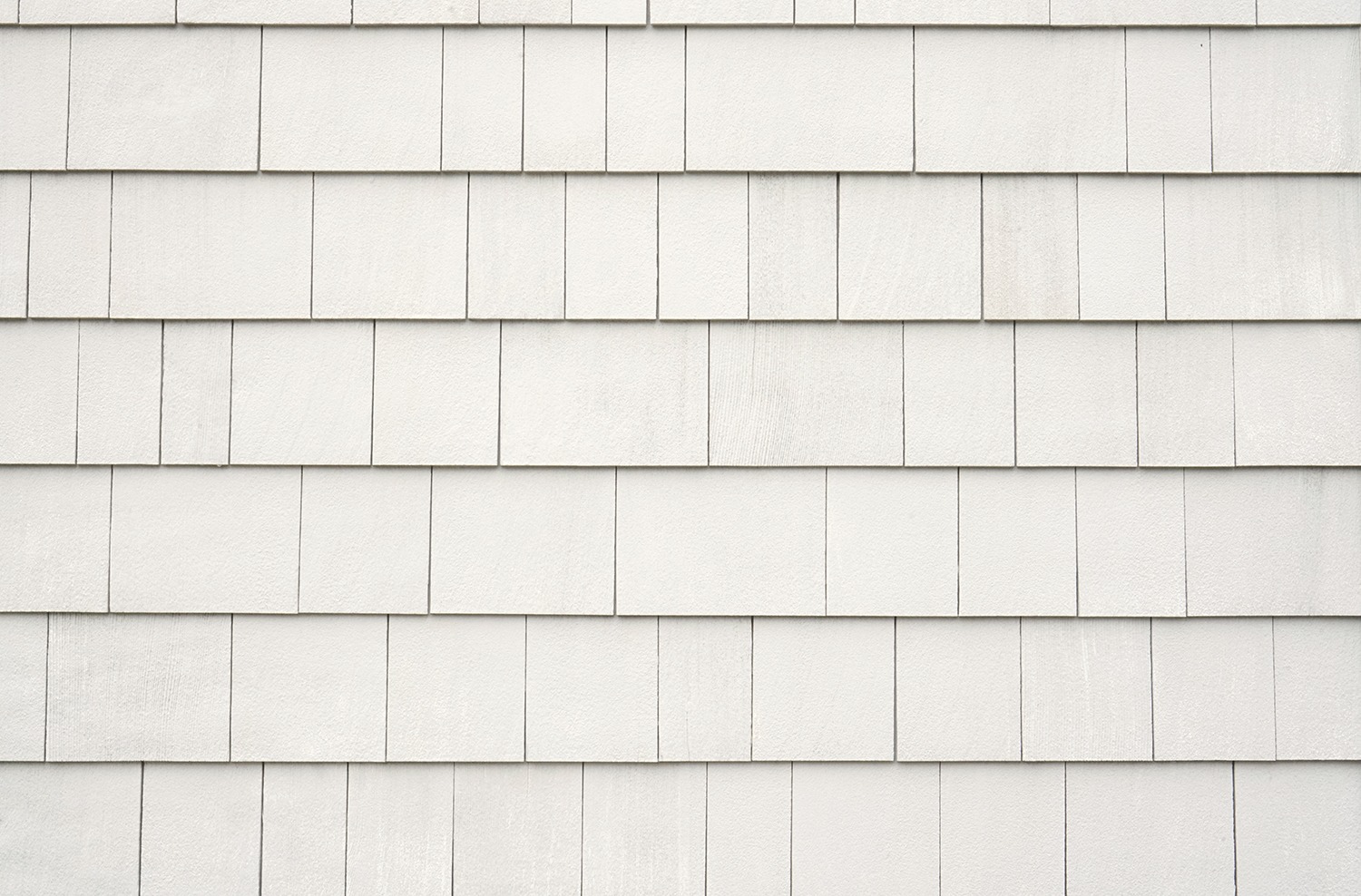 cedar sidewall shingles primed white